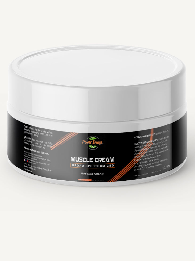 Muscle Cream Broad Spectrum CBD